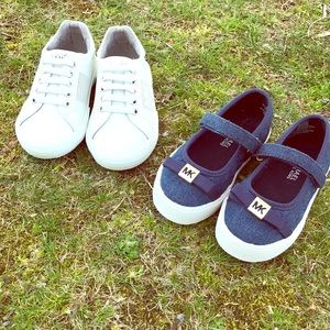 Lot of 2 MK NEW girls shoes size 7